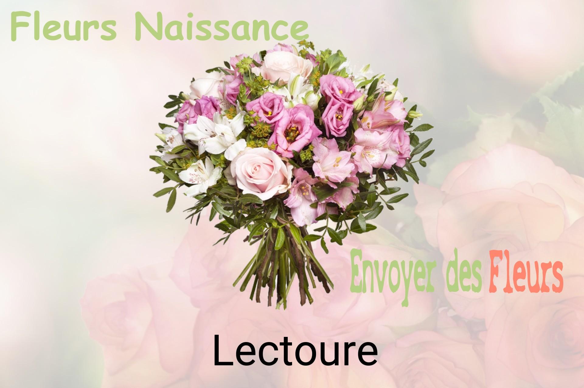 Bouquet de fleurs de naissance livré à Lectoure